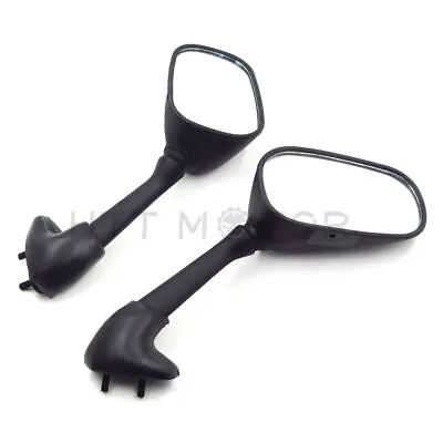 Racing Mirrors For Yamaha YZF R1 2007-2008 YZF R6 01-02 06 Black Oem Replacement • $28.99