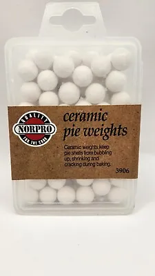 NEW In Box Nordic Norpro Ceramic Pie Weights .7 Lbs Reusable • $9.90