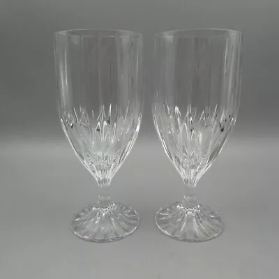 Mikasa Crystal PARK LANE Iced Tea Goblets - Set Of Two - Used • $24.99