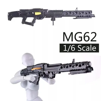 1/6 Scale MG62 Rifle Gun Weapon Military Toy For 12  Action Figure Soldier UK • £6.95