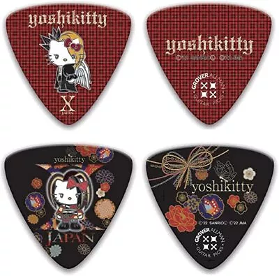$3 • Buy X JAPAN Yoshiki Yoshikitty × Sanrio Hello Kitty Collaboration Pick Black Red