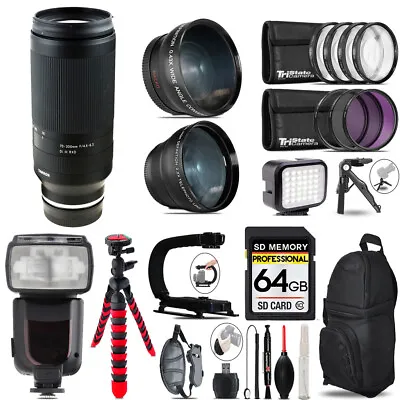 Tamron 70-300mm F/4.5-6.3 Di III RXD Lens (Z)+ LED Light +Tripod -64GB Kit • $633.99