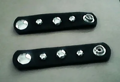 Vest Extenders Set Of 2 Unisex Leather Motorcycle/western Wear Usa Made • $14.99