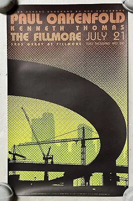 Paul Oakenfold Concert Poster San Fransisco Fillmore 07/21/06 New And Unused DJ • $17.99