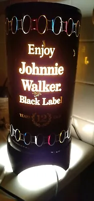 Vintage Advertising Johnnie Walker 12 Black Label Store Motion Display Lamp  • $168.59