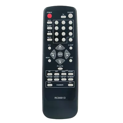 New RC00013 Replacement Remote Control Compatible With Viewsonic TV N2750W • $11.99