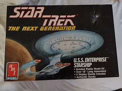 AMT Ertl Star Trek Next Generation U.S.S. Enterprise 18  Model Factory Sealed • $1