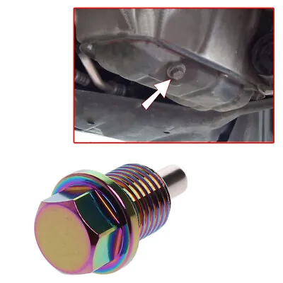 M14×1.5 Engine Magnetic Oil Drain Plug Screws Nut Bolt Sump Nut Car Accessories • $5.70