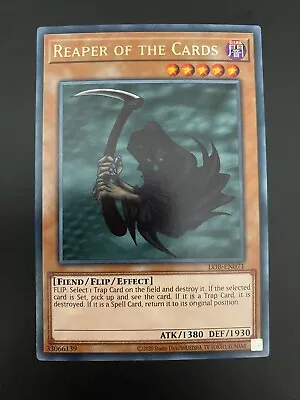 Yugioh Reaper Of The Cards LOB-EN071 Unlimited Edition Rare NM/MINT • $1.79