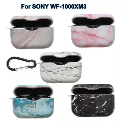 For Sony WF-1000XM3 Charging Hard Case Cover Marble Plated  Printing AU • $20.01