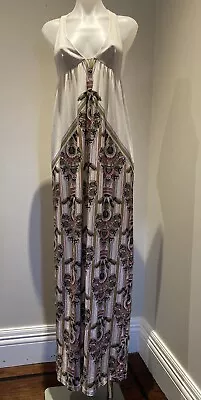 Tigerlily Maxi Dress T-back Exotic Summer Print Size 8 • $24