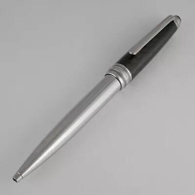 Montblanc Meisterstuck Solitaire Carbon Steel Ballpoint Pen (used)(Blue Ink) • $549