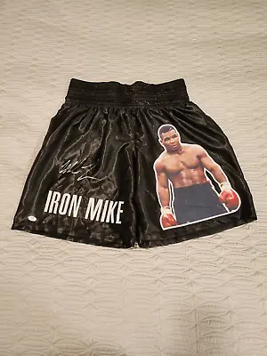 Mike Tyson Autographed Auto Signed Black Trunks Shorts PSA DNA COA Custom • $169