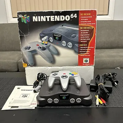 Nintendo 64 Game Console Complere Boxed Pal • $279