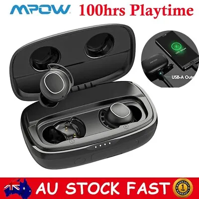 $46.44 • Buy Mpow M30 Plus Bluetooth Wireless Earbuds Earphones Waterproof Headphones 100Hrs