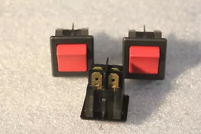 3 New Mcgill Lighted Red Rocker Switch Red 16a 250v • $4