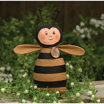 NEW Primitive BEE HAPPY DOLL Country Folk Art 7  T X 6  W Farm Collectible  • $15.97