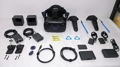 HTC VIVE Pro 2 Headset VR Full Set Complete System Virtual Reality Kit A+ Clean • $899.95