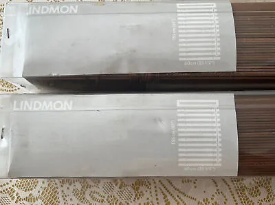 IKEA Lindmon Wooden Venetian Blind Brown Mahogany 155cm (61”) X 60cm (23.5”) • £50