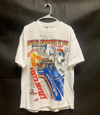 Vintage 1998 JOE AMATO Drag Racing T-Shirt Size XL Made In USA New Condition! • $45