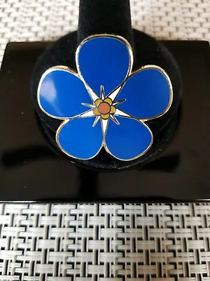 Masonic Brotherhood Of The Blue  Forget Me Not  Metallic Lapel Pin 1/2 Inch • $15