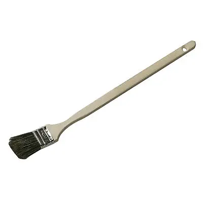 Long Paint Brush 40mm Angled Bristle Wooden Handle Painting Decorating DIY Tool • £6.39