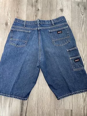 Vintage Dickies Carpenter Loose Fit Denim Shorts Size 38 • $45