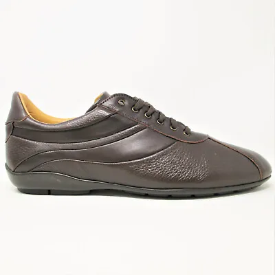 Mezlan  Luka  Brown Genuine Calfskin/Deerskin Crossover Sport-Dress Lace-Up 8.5 • $49.99