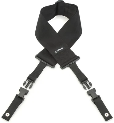 $28.99 • Buy DiMarzio DD2800BKS Cliplock Guitar Strap, Black, 3  Nylon, Short Length