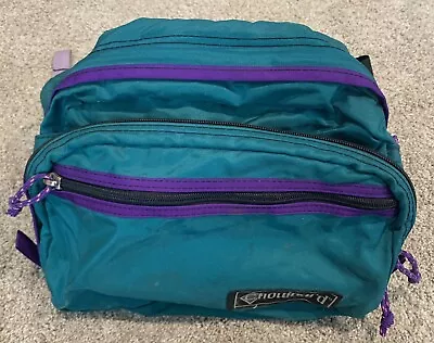 Vintage Chouinard Waist Bag Fanny Pack Climbing Hiking Pre Patagonia Teal Green • $45