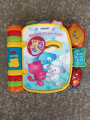 $4.99 • Buy Vtech Rhyme And Discover Electronic Book Toy Educational-Tested Works - VT8262