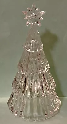 Vintage Mikasa Christmas Tree Sculpture Full Lead Crystal 8” • $57.95