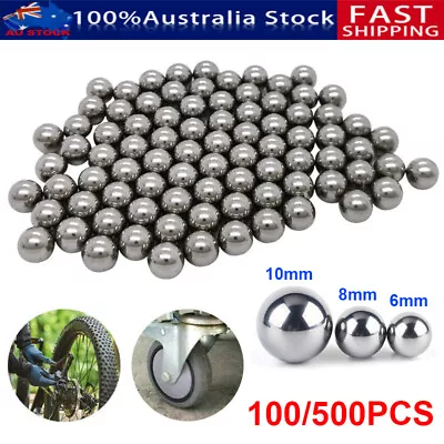 Stainless Steel Ball 6/8/10mm Precision Bearing Balls Smooth Ball Bike Bicycle • $8.89