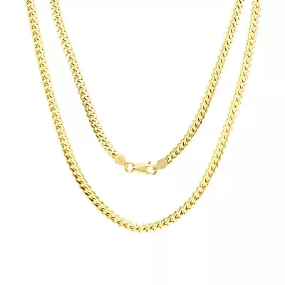 18K Yellow Gold Solid 2.7mm Miami Cuban Link Chain Pendant Necklace 16 - 30  • $956.99