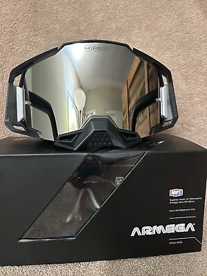 Extra Clear Lens Included W/ 100% Armega Goggles & HiPer Lens Tear Off & Pouch • $66