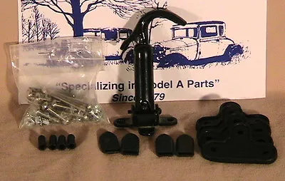 1928-1929 Model A Ford Ratrod Streetrod Black Hood Latch Kit. • $92.95