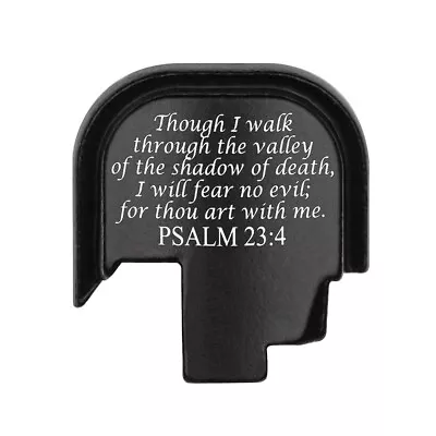 Rear Slide Back Plate For Smith Wesson M^P 9/.40 Shield Psalm 23:4. • $13.99