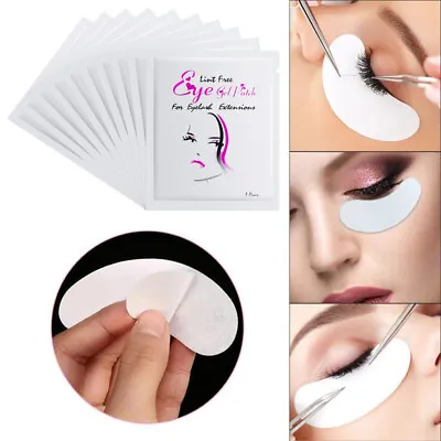 £2.74 • Buy Eyelash Pads Under Eye Lash Lift Extensions Lint Free Gel Patches Salon Tape UK