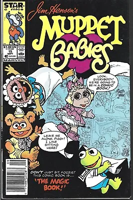 Jim Henson's Muppet Babies #15 (fn) Copper Age Marvel Humor / Tv Comic • $4.89