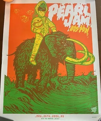 Pearl Jam My Morning Jacket - Ames Bros Concert Poster - Boston 5/25/2006 • $79.99