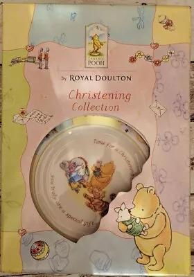 Royal Doulton Christening Collection - Winnie The Pooh Fine China 3 Piece Set • £10.99