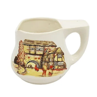 Vintage Shaving Mug Ceramic Tudor House Scene Trade Mark Made In Japan • $22.95