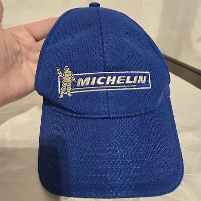 Michelin Man Tires Blue Adjustable Hat Cap • $21.99