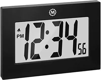 Big Watch Digital Wall Marathon Digits From 23 CM Black • $189.34