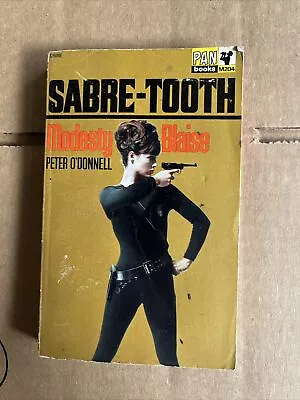 Sabre-Tooth Modesty Blaise Pan Books 1960’s Mod James Bond Style • $4