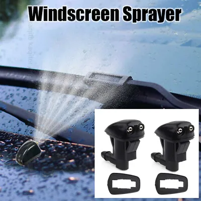 $5.05 • Buy 2x Universal Auto Car Front Windshield Washer Wiper Spray Nozzle Jet Accessories