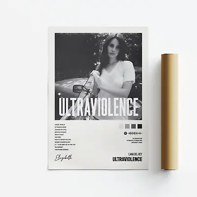 Lana Del Rey Ultraviolence Album Art Poster Print Music Tracklist • £6.99