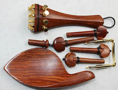 1 Set High Quality Rosewood Violin Parts 4/4 Full Size Violin Accessories • $18.04