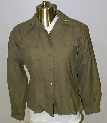 Women's WAC Army Nurse Corps Wool Shirt Size 42 • $100