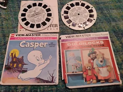 View-master Lot Caspergoldilocksozark Mountainsjungle Book Reel 10 • $11.99